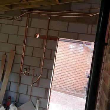 Central Heating Pipe Installation